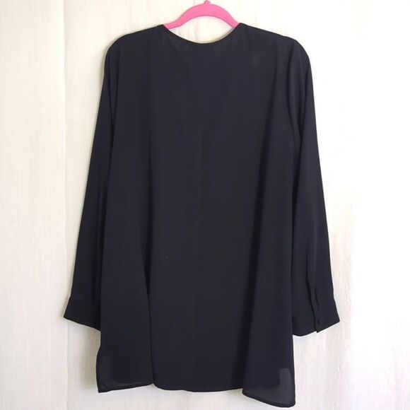 Black Blouse Size 1X EVRI - Picture 5 of 7